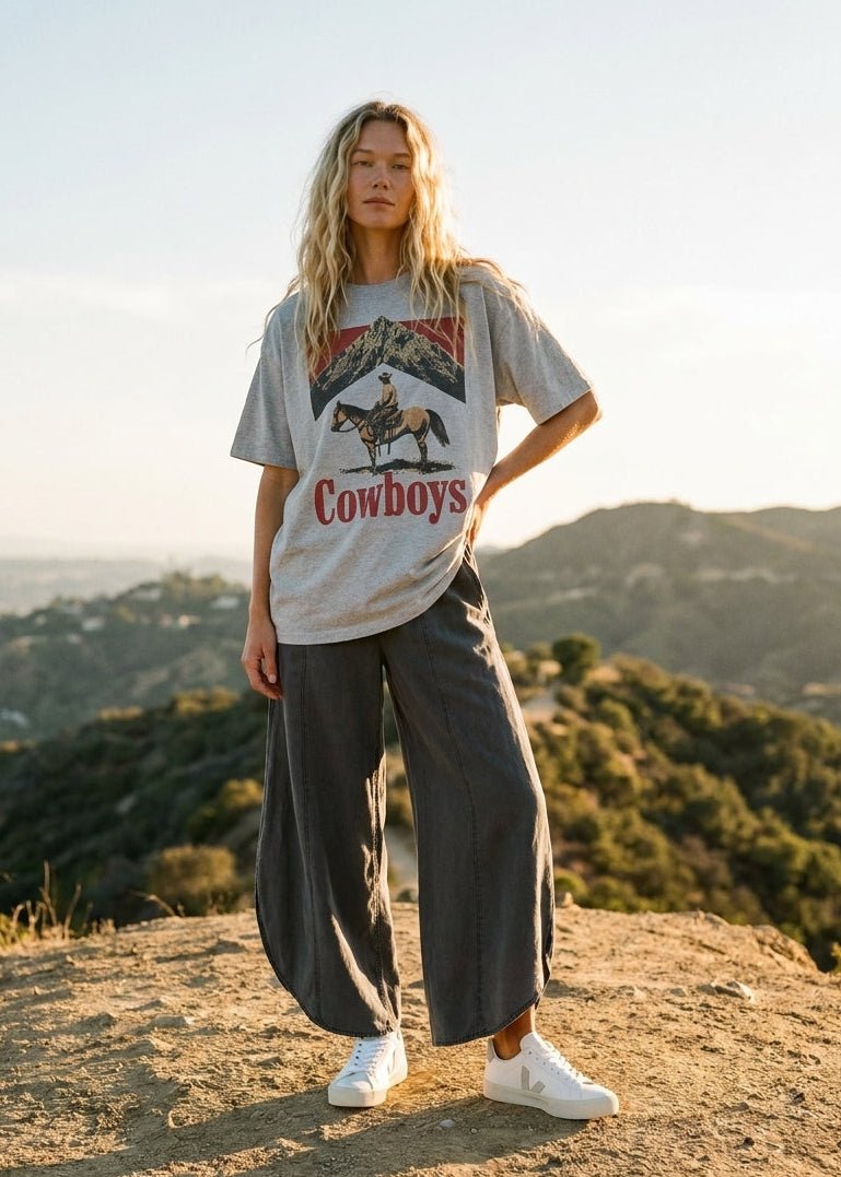 Cowboys Oversized Graphic Tee - Westly