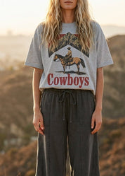 Cowboys Oversized Graphic Tee - Westly
