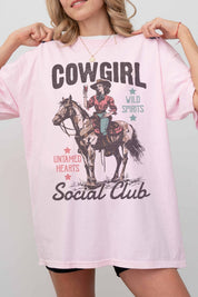 Cowgirl Social Club Oversized Graphic Tee - Westly