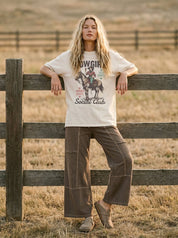 Cowgirl Social Club Oversized Graphic Tee - Westly