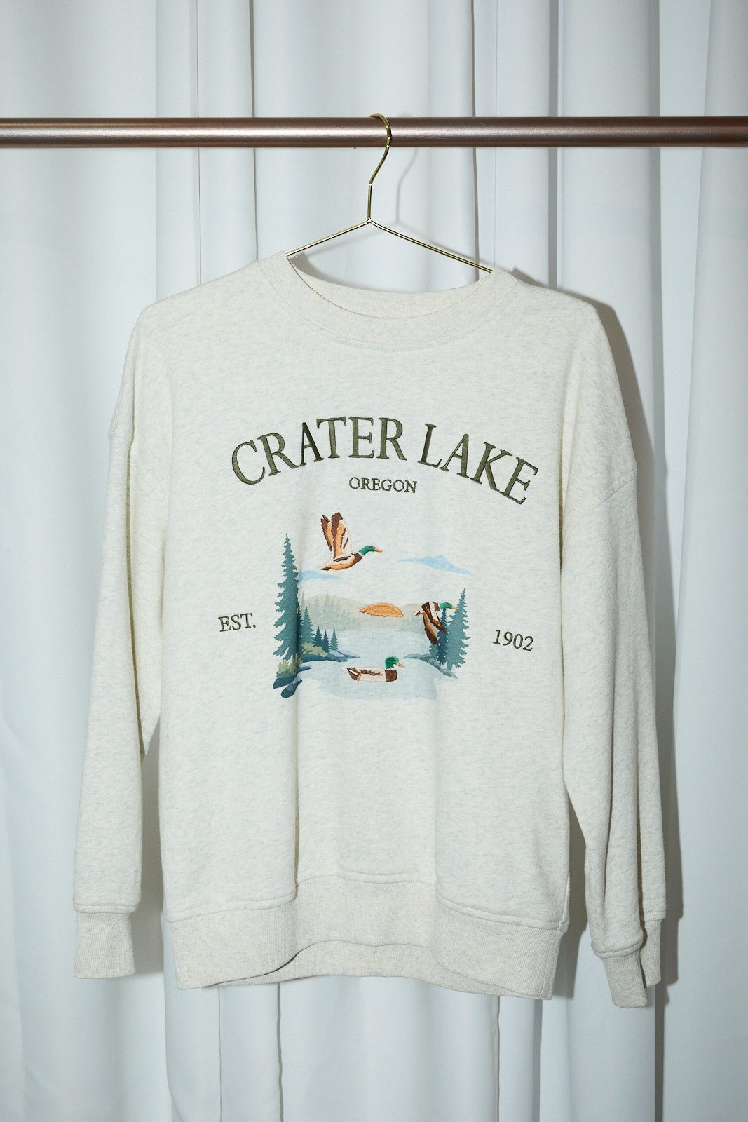 Crater Lake Graphic Crewneck Sweatshirt - Westly