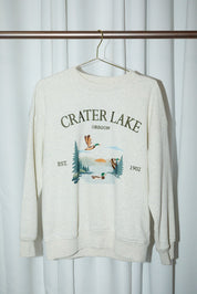 Crater Lake Graphic Crewneck Sweatshirt - Westly
