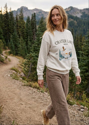 Crater Lake Graphic Crewneck Sweatshirt - Westly