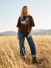 Creekside Mallard Patchwork Dolman Sleeve Top - Westly