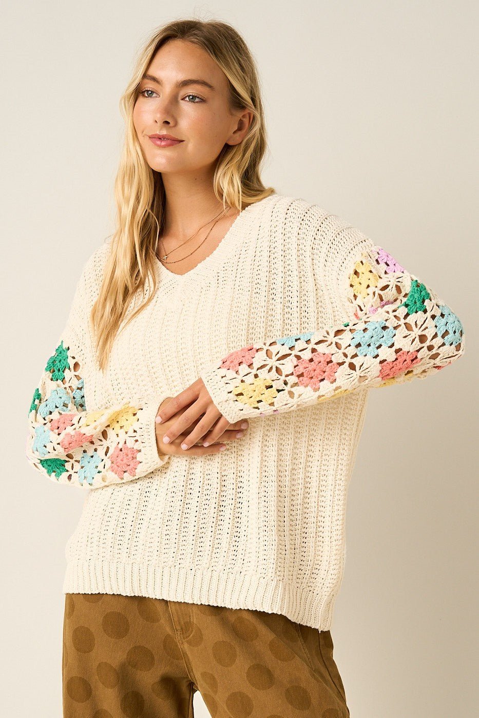 Crochet Journal Oversized Knit Sweater - Westly