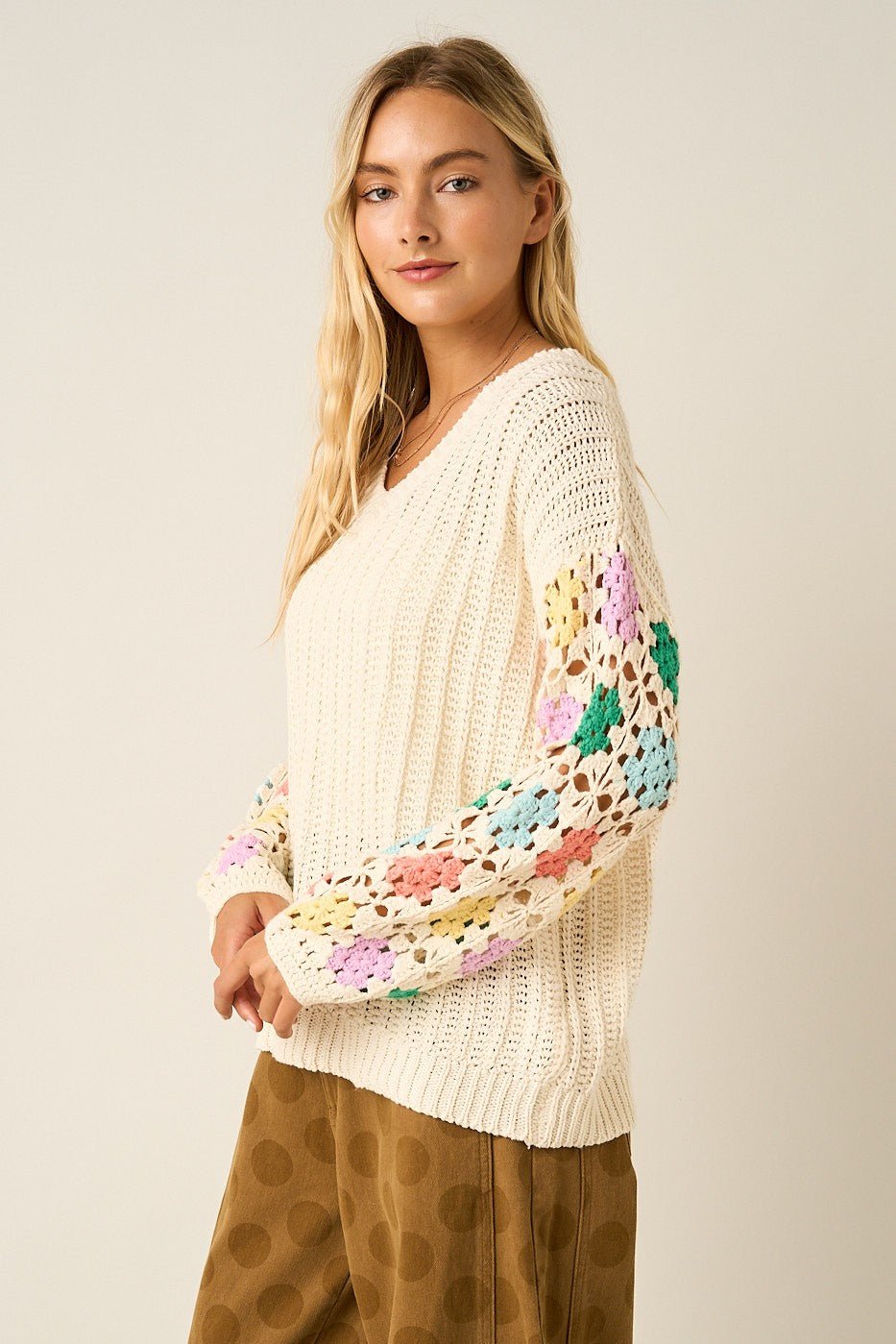 Crochet Journal Oversized Knit Sweater - Westly