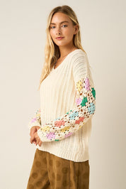 Crochet Journal Oversized Knit Sweater - Westly