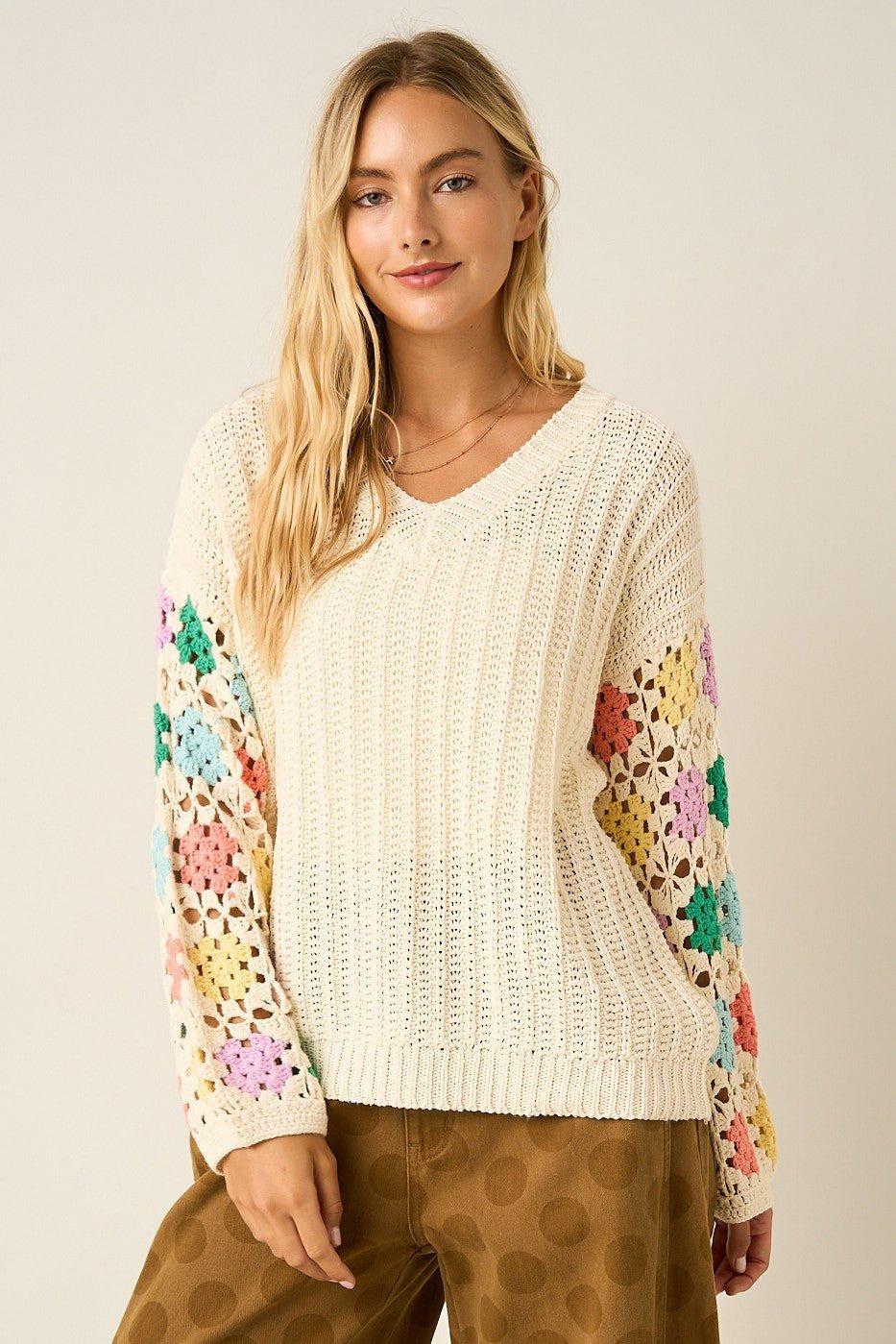 Crochet Journal Oversized Knit Sweater - Westly