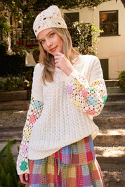 Crochet Journal Oversized Knit Sweater - Westly