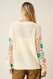 Crochet Journal Oversized Knit Sweater - Westly