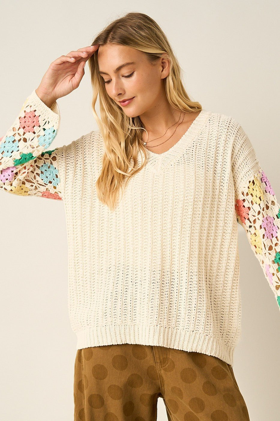 Crochet Journal Oversized Knit Sweater - Westly