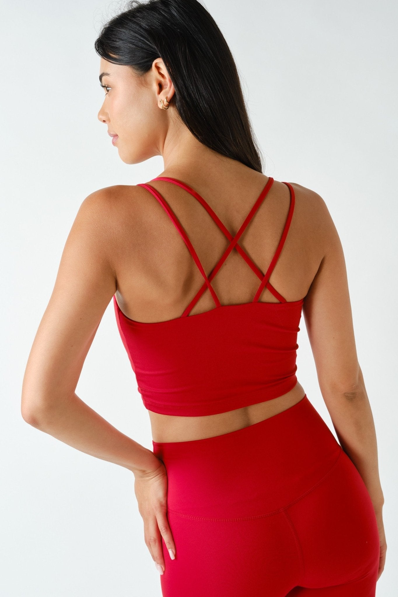 Cross Talk Crisscross Strap Sports Bra - Westly