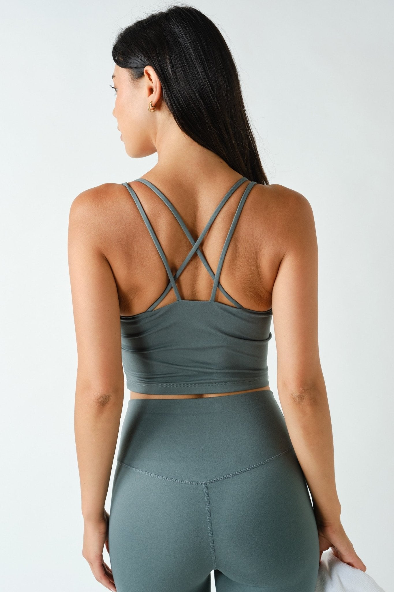 Cross Talk Crisscross Strap Sports Bra - Westly