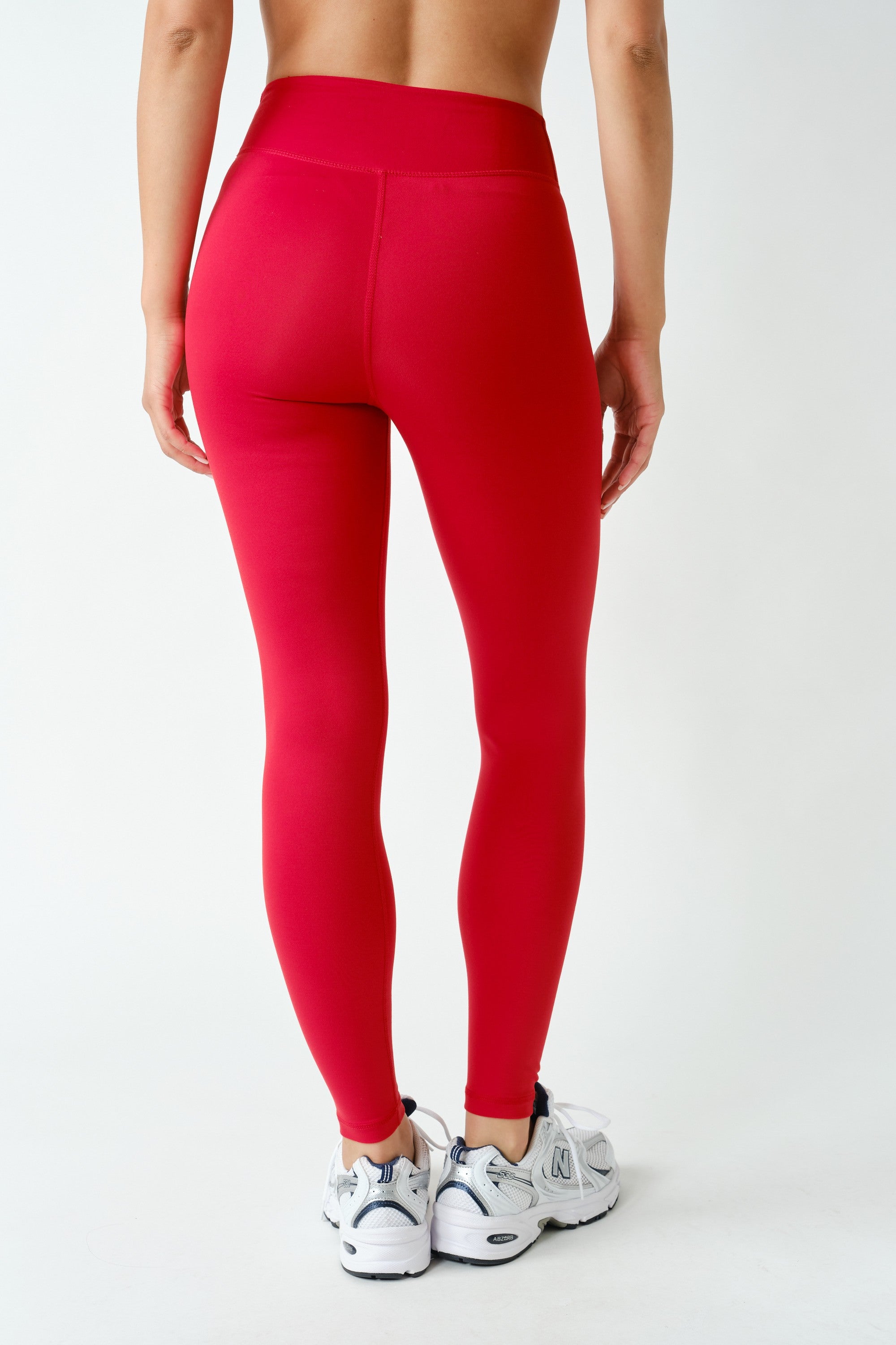Crosscurrent Crossover Waist Leggings in Smitten Cherry, photo 2