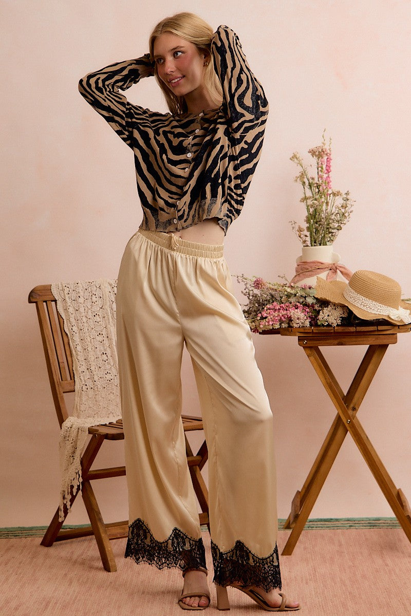 Crosswalk Zebra Knit Cardigan - Zebra