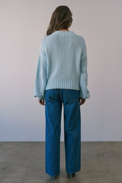 Crystal Peak Snowflake Sweater in Icy Blue - product photo 9