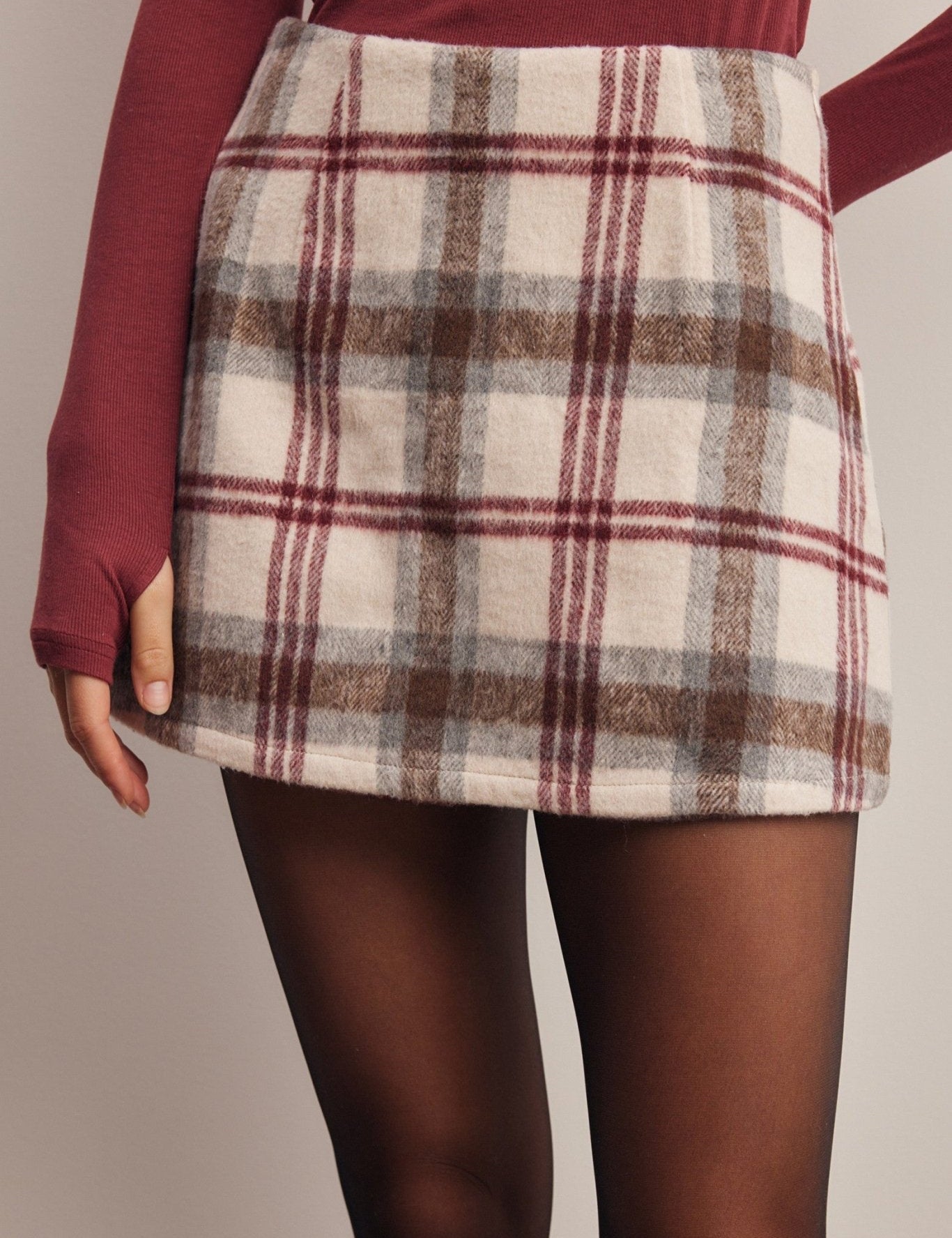 Culver Plaid Skort - Westly