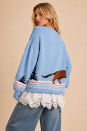 Dachshund Holiday Knit Sweater - Westly