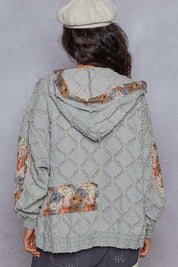 Dahlia Patchwork Zip-Up Hoodie - Westly