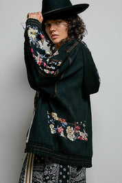 Dahlia Patchwork Zip-Up Hoodie - Westly
