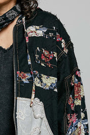 Dahlia Patchwork Zip-Up Hoodie - Westly