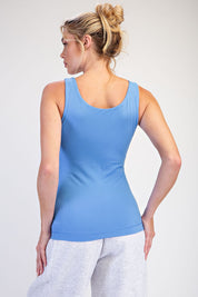Daily Practice Scoop Neck Active Tank in Aqua Splash, photo 2