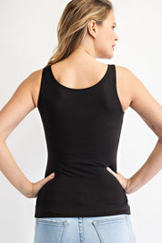Daily Practice Scoop Neck Active Tank in Black, photo 2