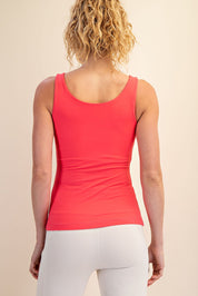 Daily Practice Scoop Neck Active Tank in Flamingo Pink, photo 2