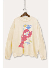 Daiquiri Club Graphic Mineral Washed Sweatshirt - Westly