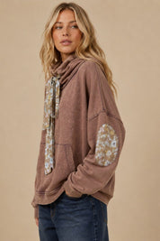 Daisy Chain Floral Tie Neck Pullover - Westly