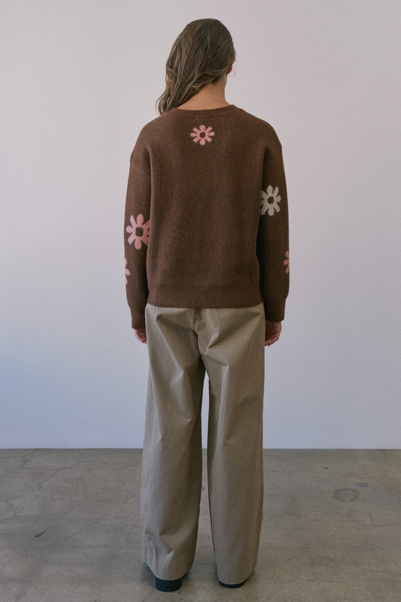 Daisy Dispatch Floral Knit Sweater - Westly