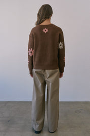 Daisy Dispatch Floral Knit Sweater - Westly