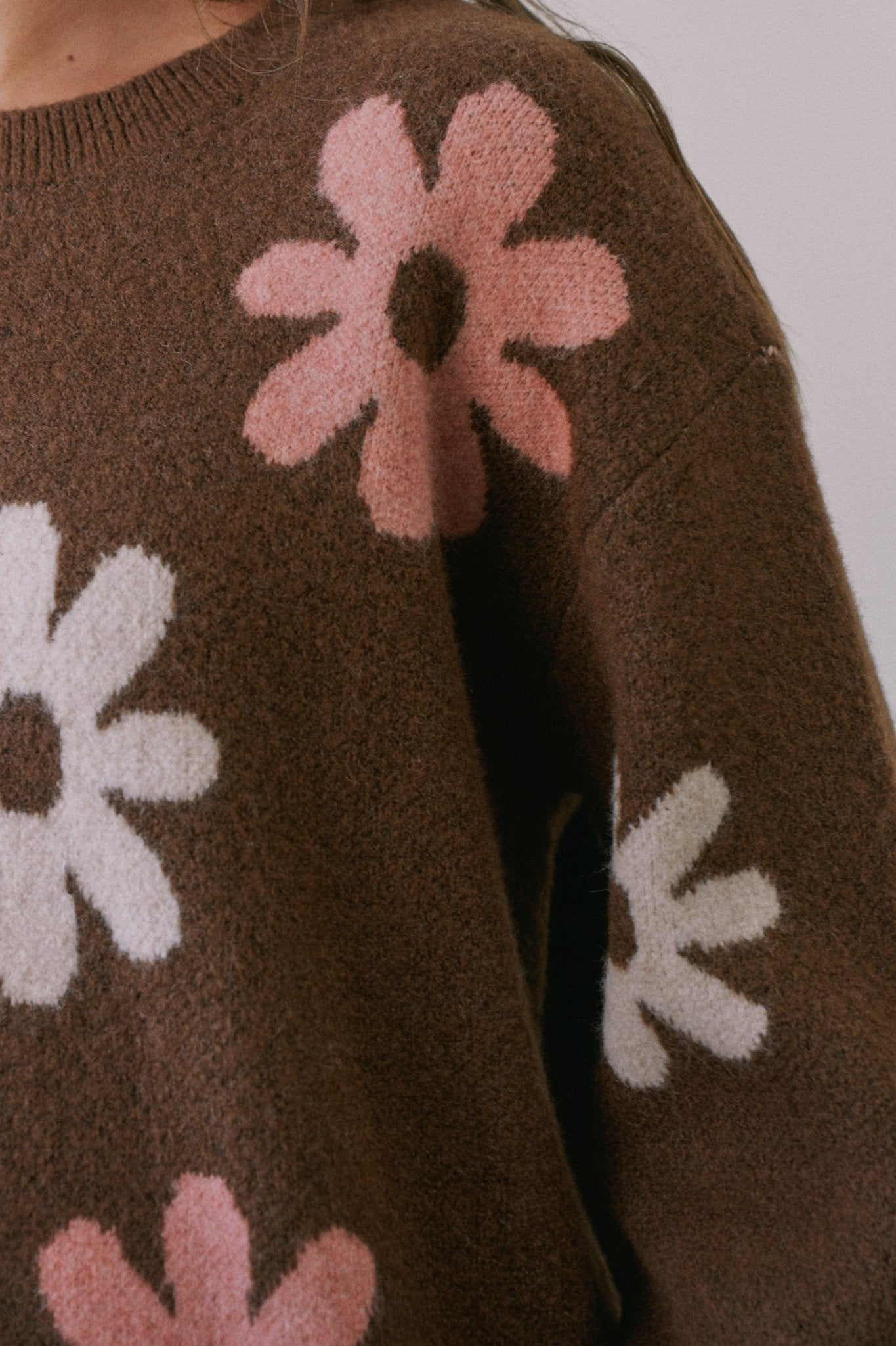 Daisy Dispatch Floral Knit Sweater - Westly