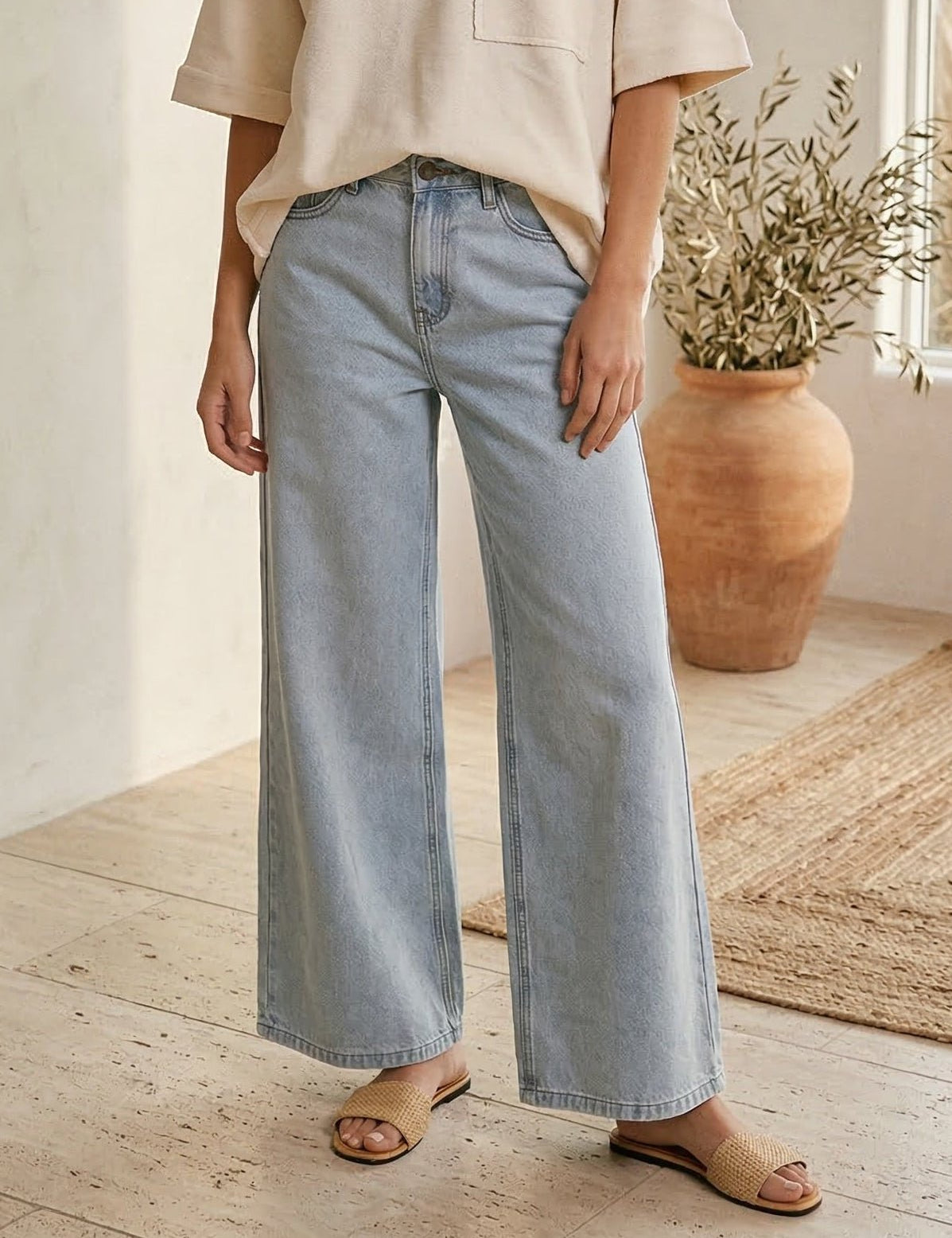 Dakota Wide - Leg Jeans - Westly