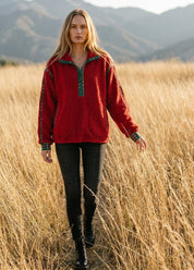 Darby Plaid Trim Pullover - Westly
