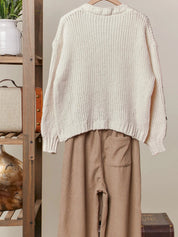 Darla Sunflower Embroidered Knit Cardigan - Westly