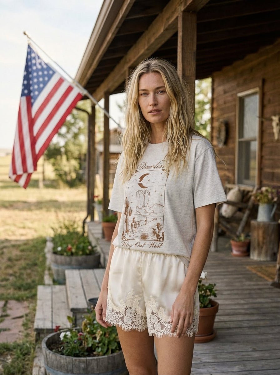 Darlin' Way Out West Graphic Tee - Westly