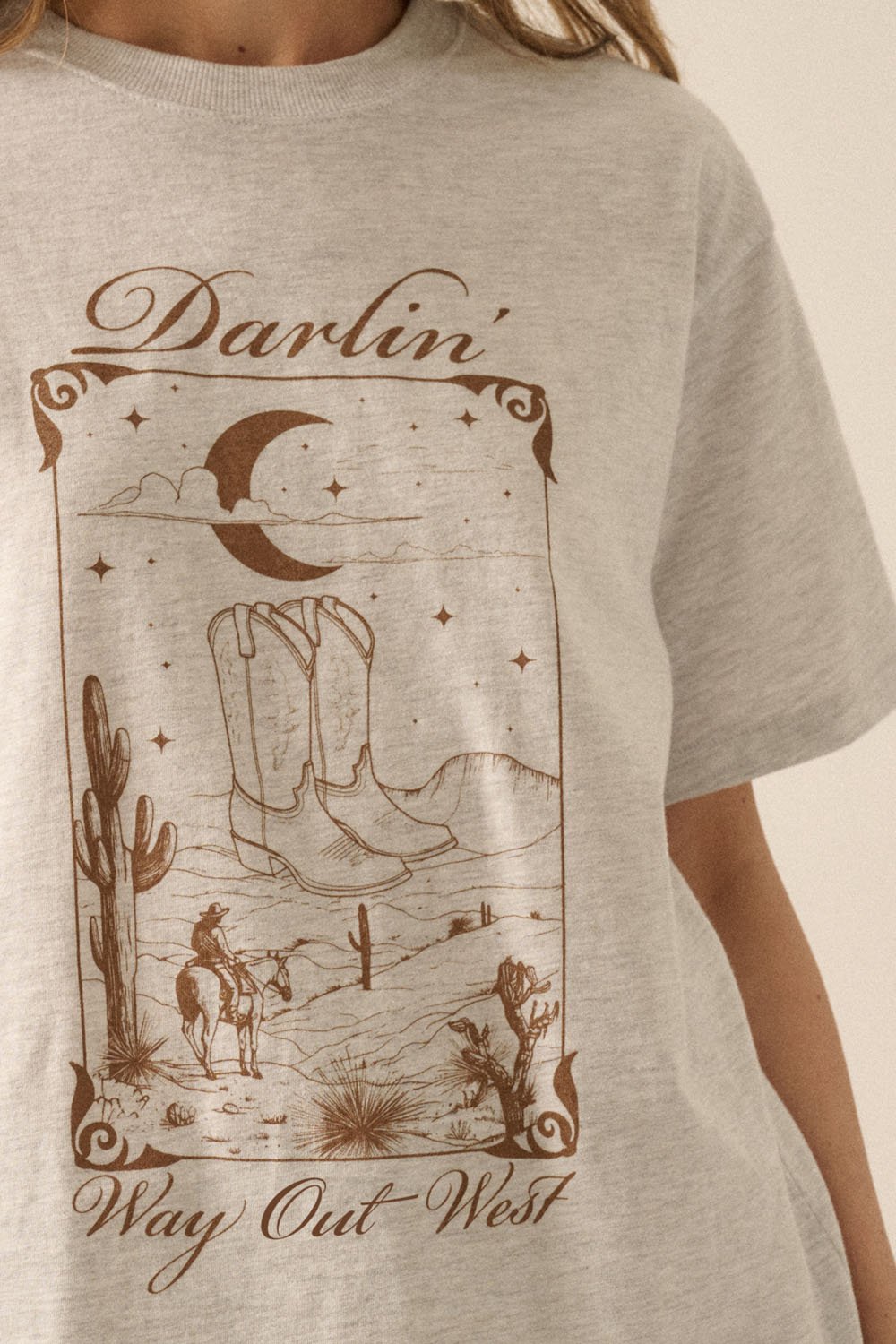 Darlin' Way Out West Graphic Tee - Westly