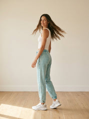 Day To Night Acid Wash Fleece Joggers - Westly