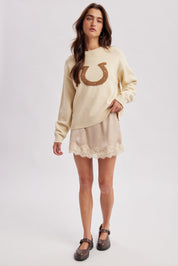 Day - To - Night Lace Trim Mini Skirt - Westly