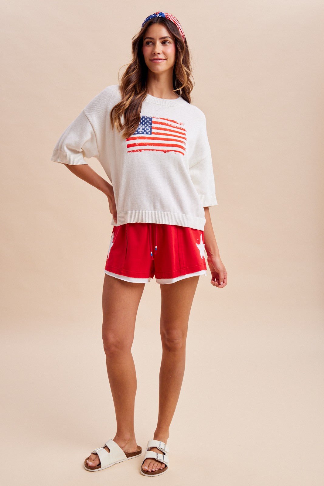 Daybreak Star Patch French Terry Shorts - Westly