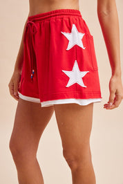 Daybreak Star Patch French Terry Shorts - Westly