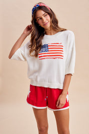 Daybreak Star Patch French Terry Shorts - Westly