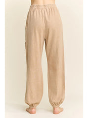 Daydream Mineral Washed Crochet Joggers - Westly