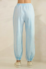 Daydream Mineral Washed Crochet Joggers - Westly