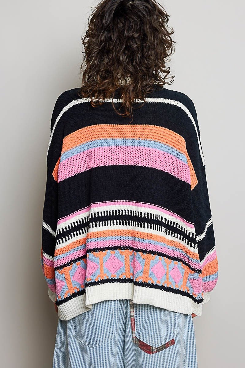 Daytripper Half-Zip Balloon Sleeve Sweater - Westly