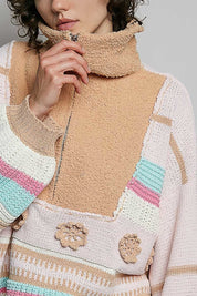 Daytripper Half-Zip Balloon Sleeve Sweater - Westly