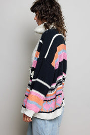 Daytripper Half-Zip Balloon Sleeve Sweater - Westly