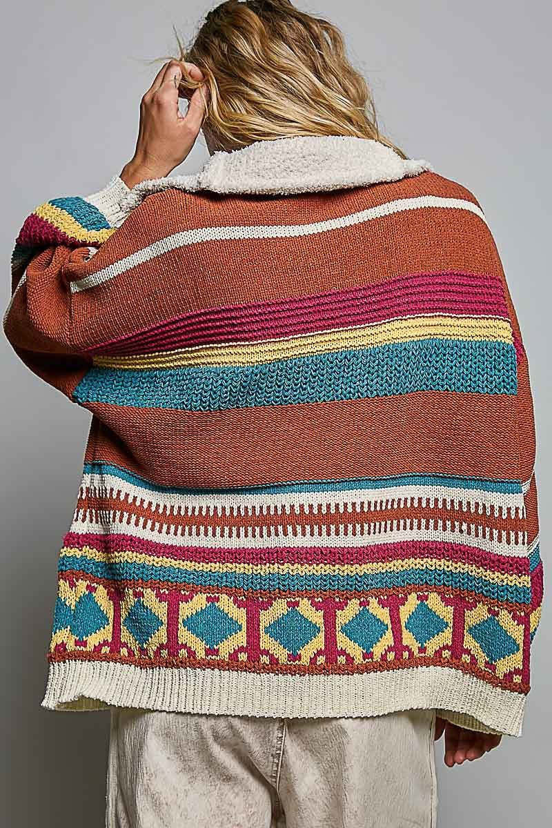 Daytripper Half-Zip Balloon Sleeve Sweater - Westly