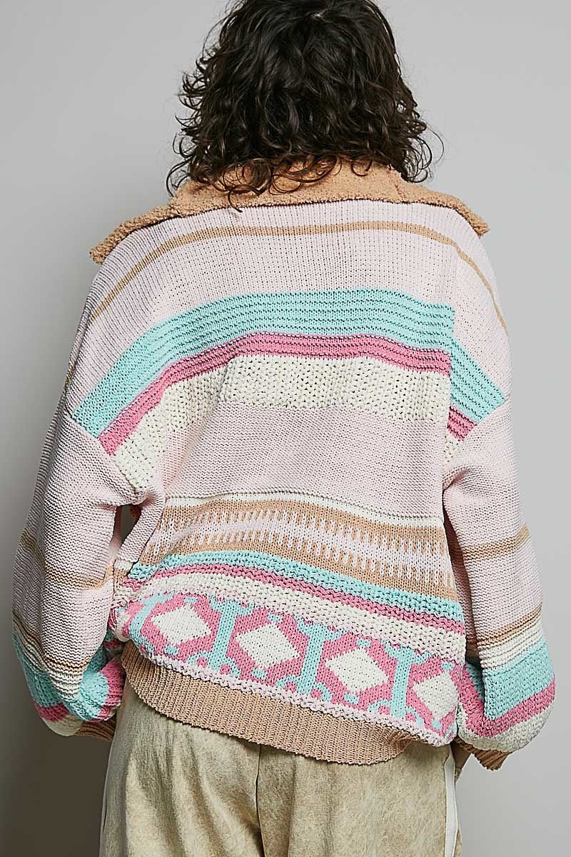 Daytripper Half-Zip Balloon Sleeve Sweater - Westly